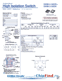 Datasheet SWM-2-50DR+ manufacturer Mini-Circuits